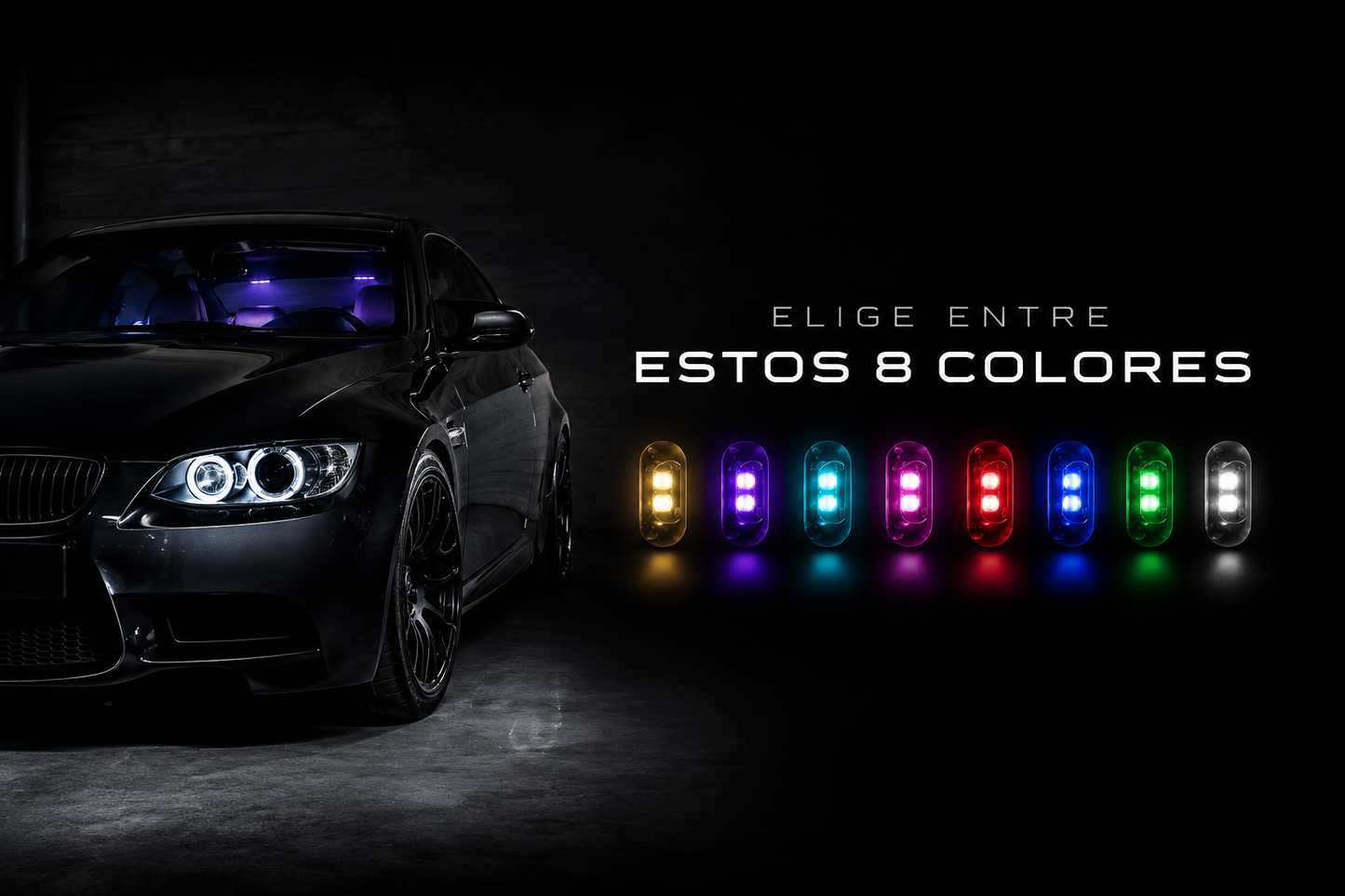 Luces led RGB para el interior de tu coche