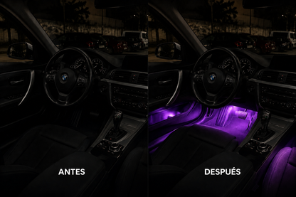 Luces led RGB para el interior de tu coche