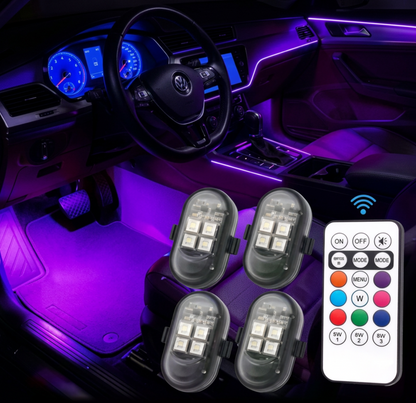 Luces led RGB para el interior de tu coche